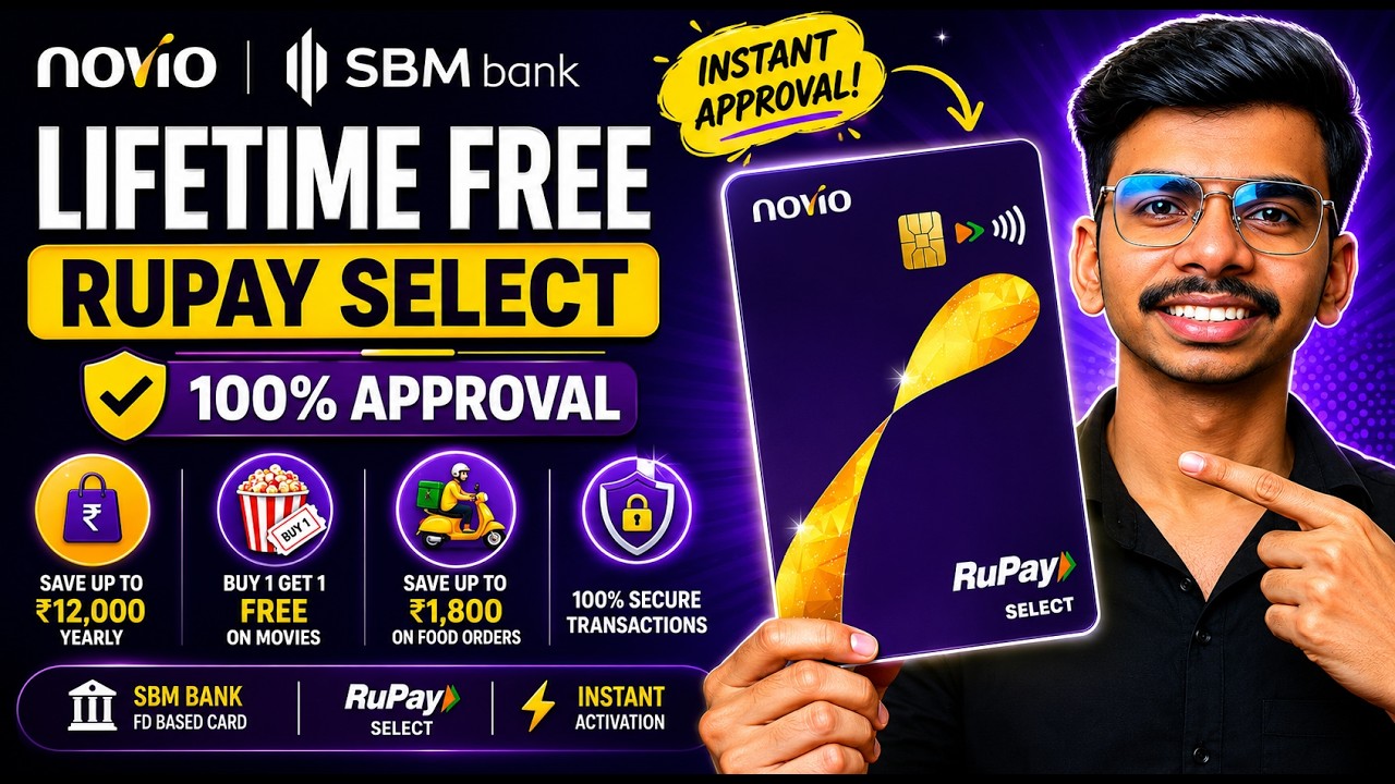 SBM Novio RuPay Credit Card Review 2026 | Lifetime Free + Instant Approval | LTF Card for Beginners