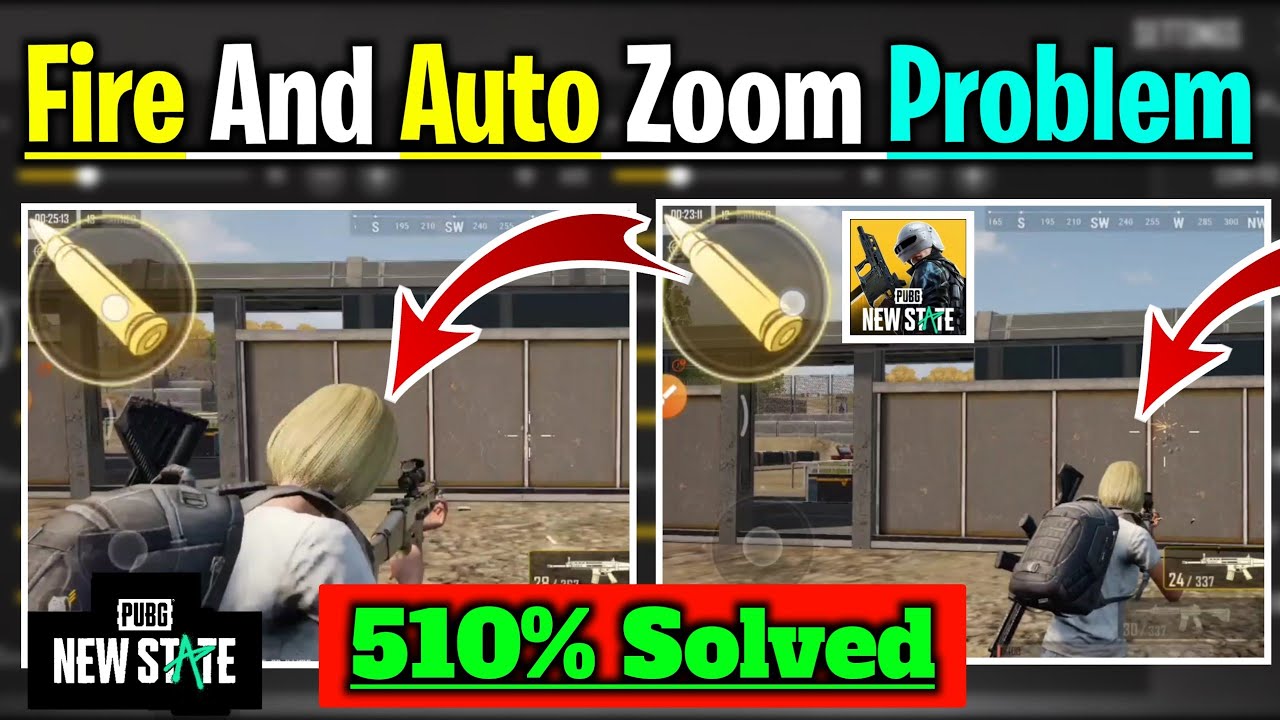 Pubg New State Fire And Zoom Problem Solved|Fire Button Press And Shoulder Mode On Problem|