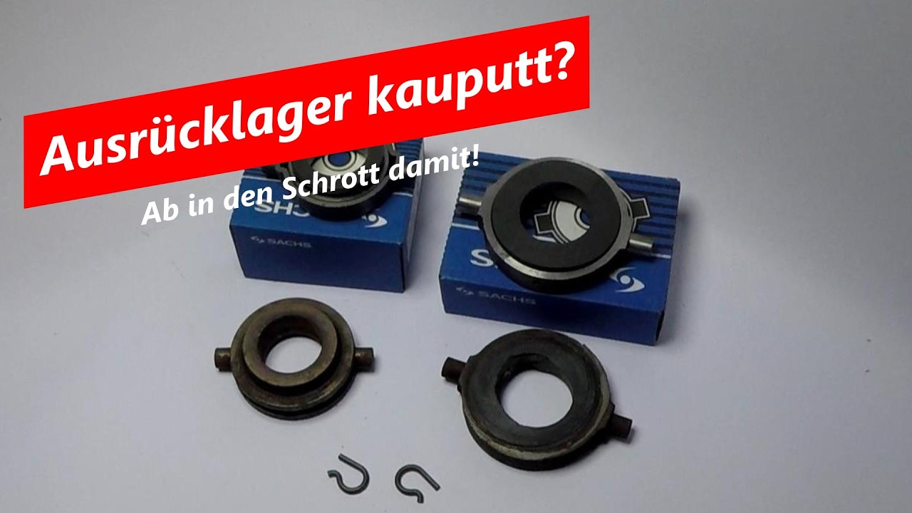Treckergarage - Werkstatt - Tipp - Muss das alte Traktor - Ausrücklager in den Schrott?