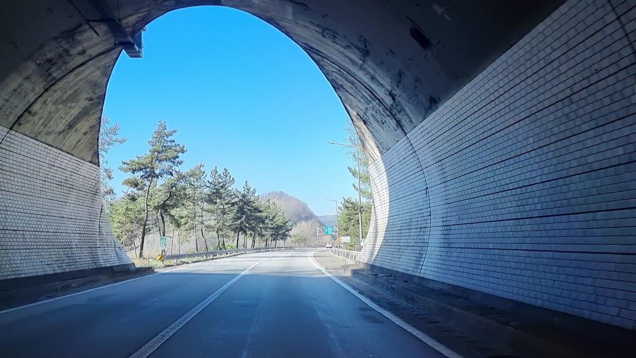남해고속도로 사천터널 & 진교터널(南海高速公路 泗川隧道 & 辰桥隧道)