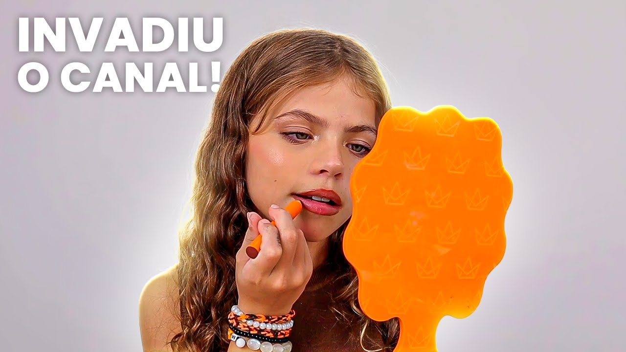 A CATARINA INVADIU O CANAL e fez SUA MAKE PARA ESCOLA!