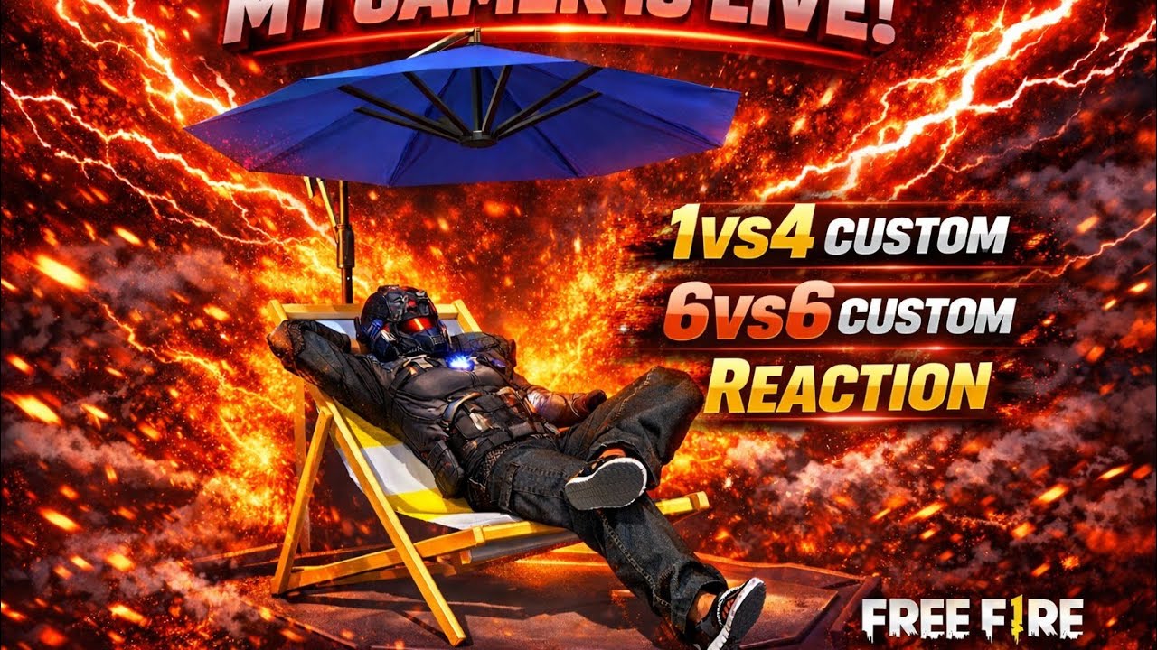 🔴 Free Fire MALAYALAM Live | 6v6 Custom + 4vs4 Custom chila samayath 1vs4 reaction um kodukunund❤️🫶