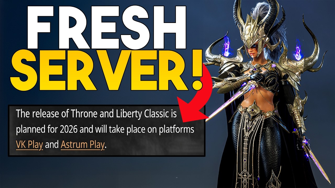 Все начинают сначала&hellip; Throne & Liberty Classic уже здесь!