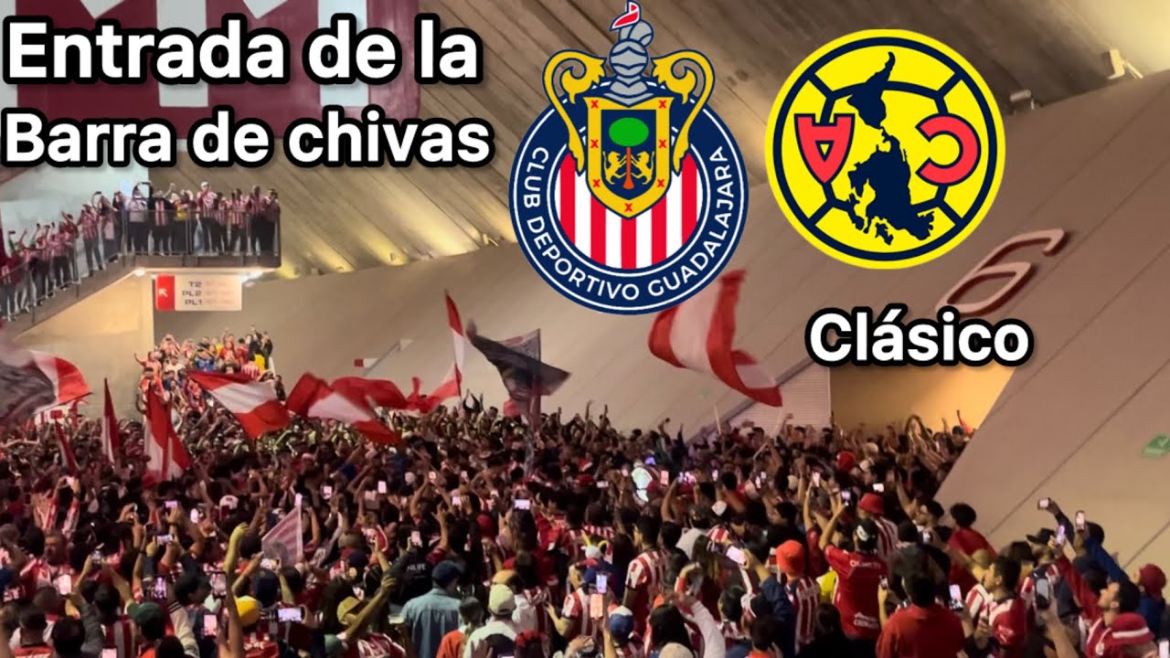 Entrada de la barra de @chivas en el clásico nacional #chivas #futbol #clasiconacional #irreverente 