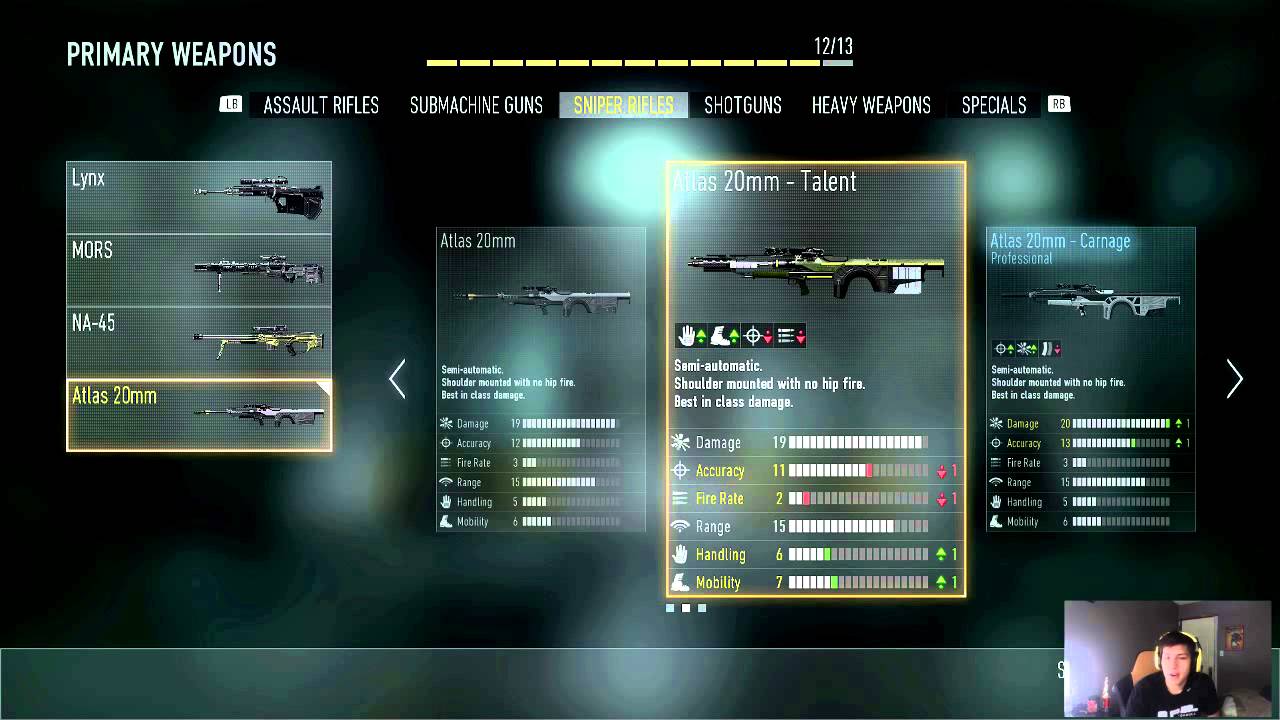 Pamaj: Advanced Warfare Sniping Class Setup