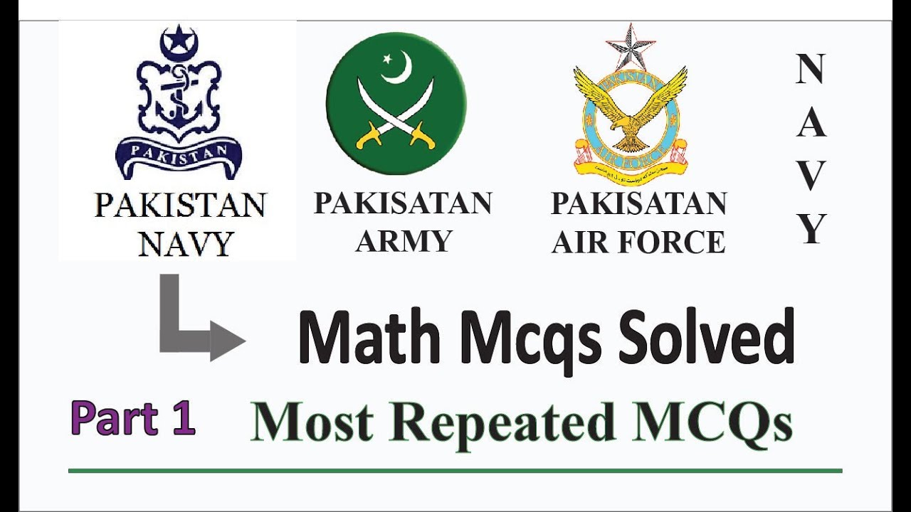 Join Pak Navy | Math MCQs Test   Preparation | Part 1 | Pak Navy Civilian Jobs