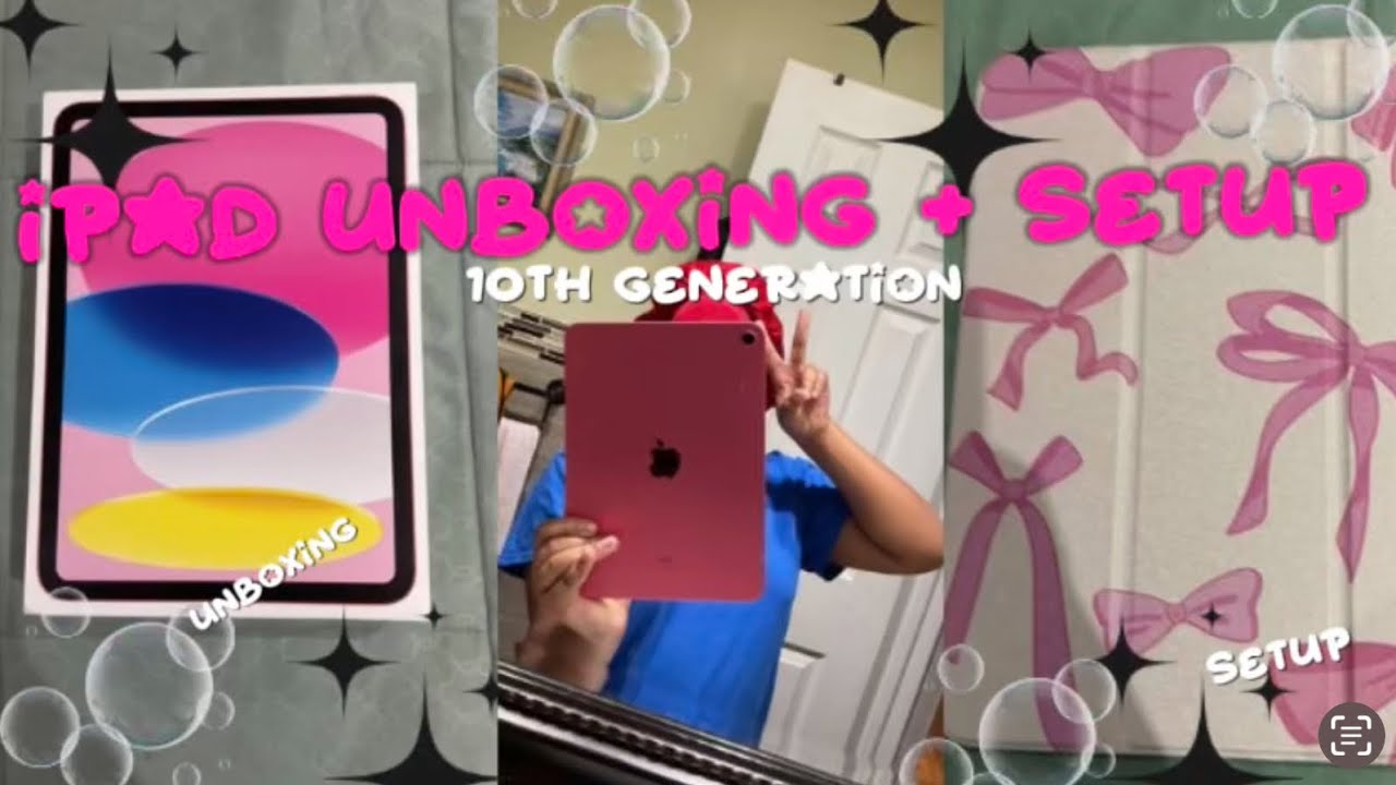 iPad unboxing + setup  iPad 10th generation