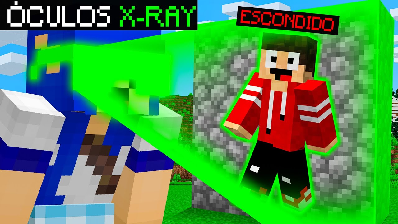Usei Coisas Ilegais para Ganhar no ESCONDE ESCONDE Minecraft!