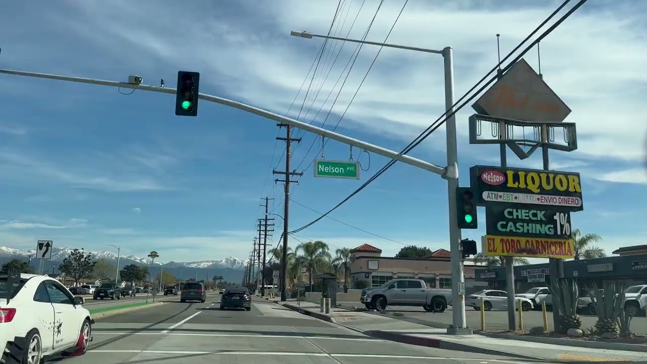 Seventh Avenue-Sunset Avenue at Puente Avenue of February 23, 2026 of 4K