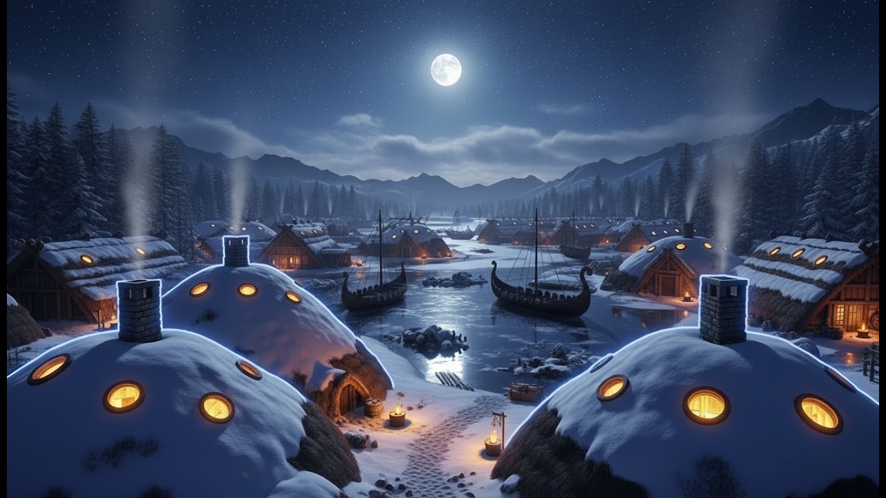 Why Viking Villages Never Froze | Ancient Survival Secrets | Relaxing History for sleep
