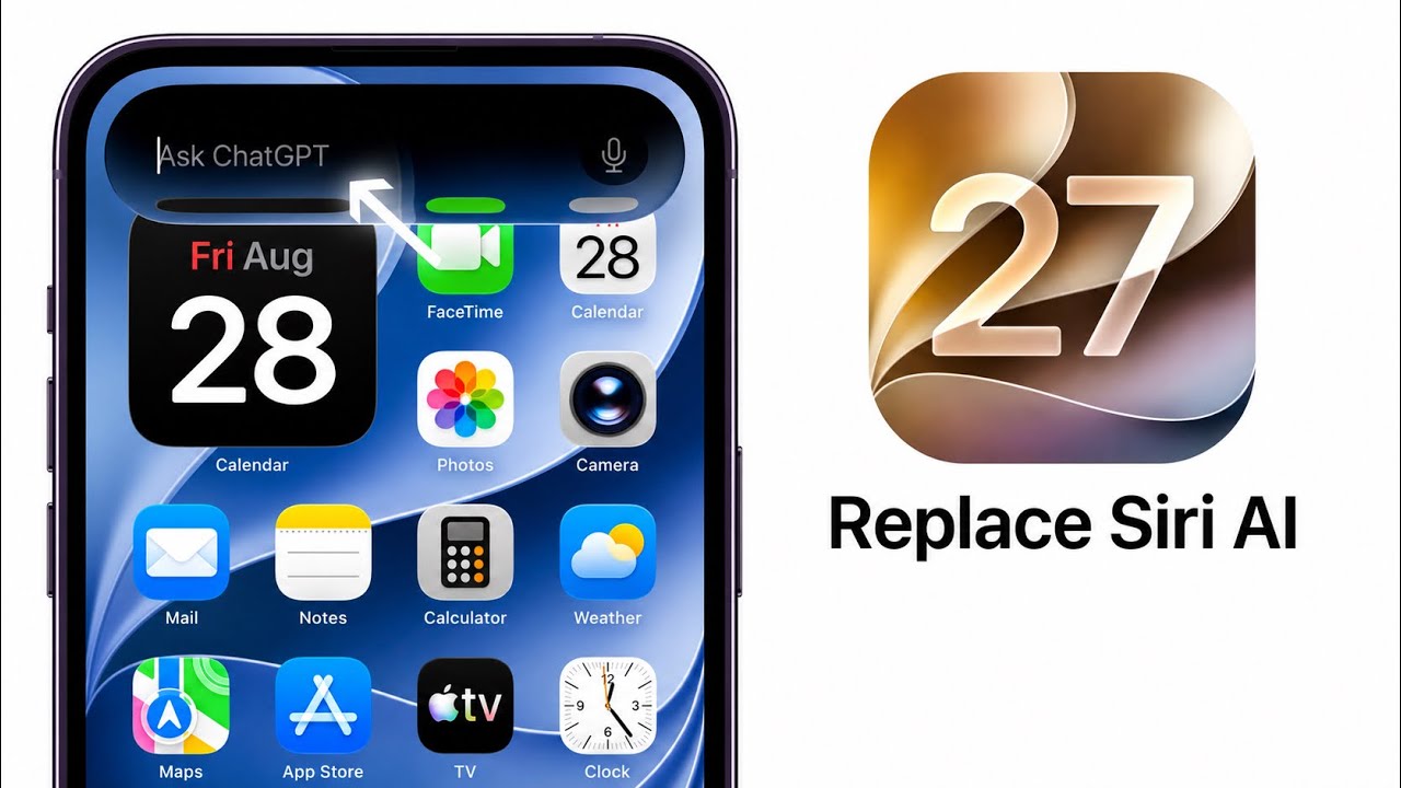 iOS 27 - Replace Siri AI With ChatGPT 