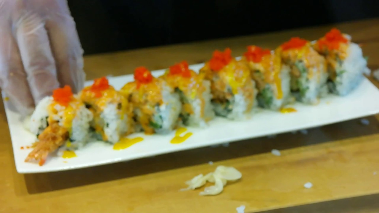 How to make Custom Made Fried Ebi Sushi by Okonomi
