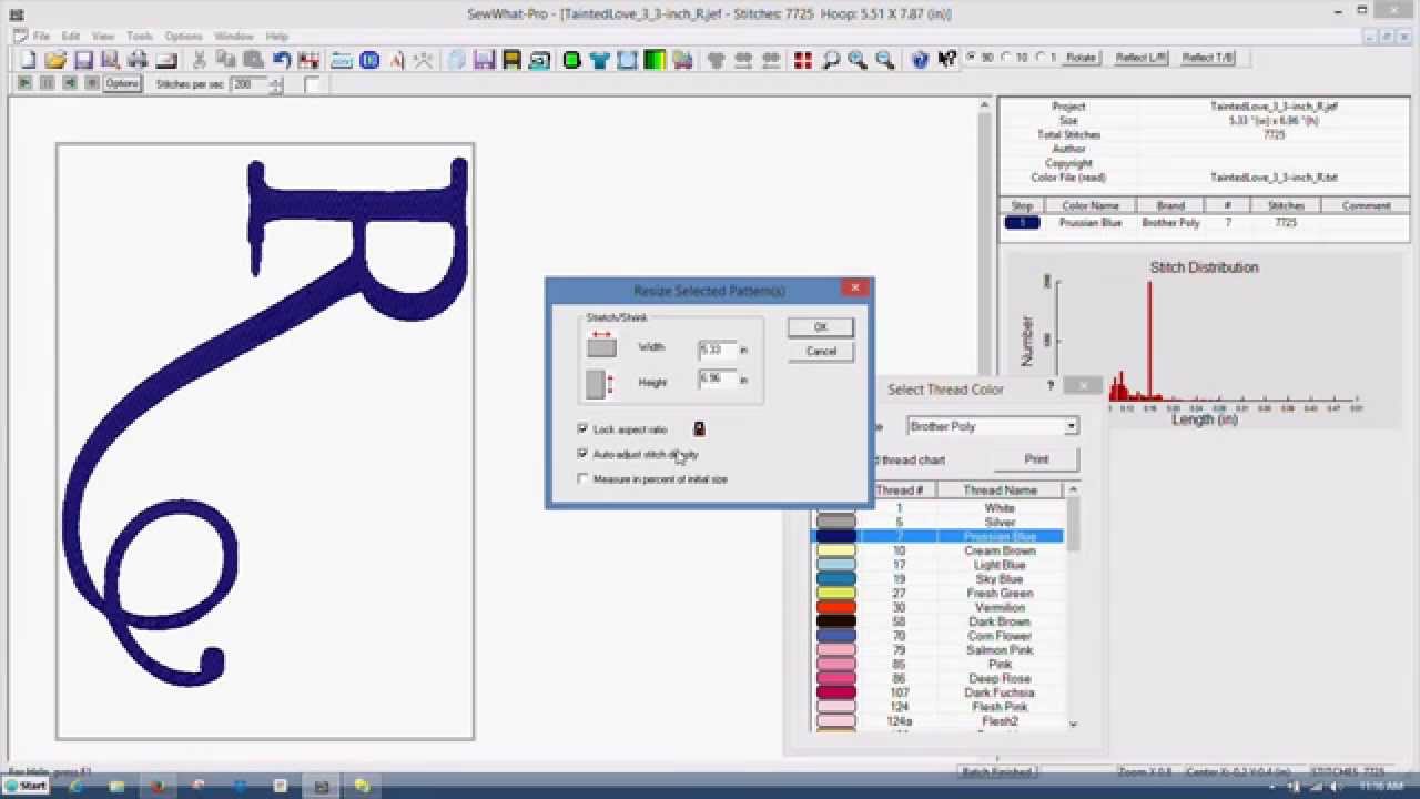 SewWhat-Pro/SWP Resize Lettering or Embroidery Design