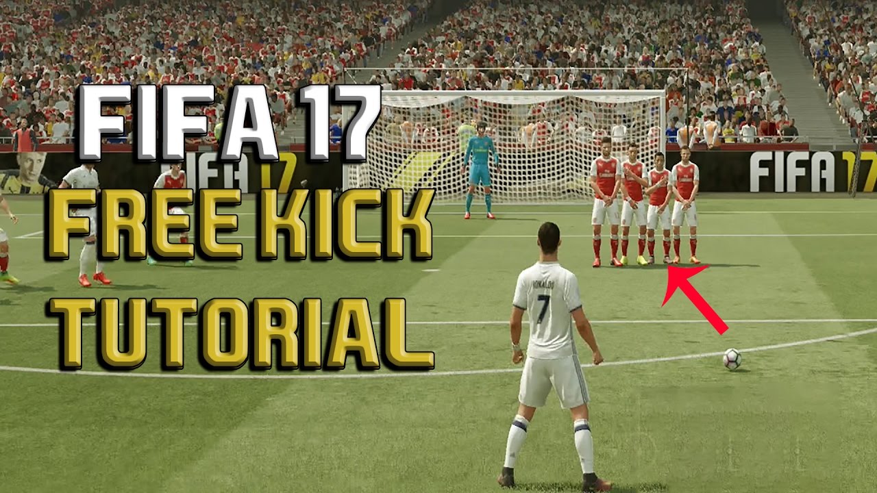 Fifa 17 CURL FREE KICK Tutorial: BEST FREE KICK IN FIFA 17