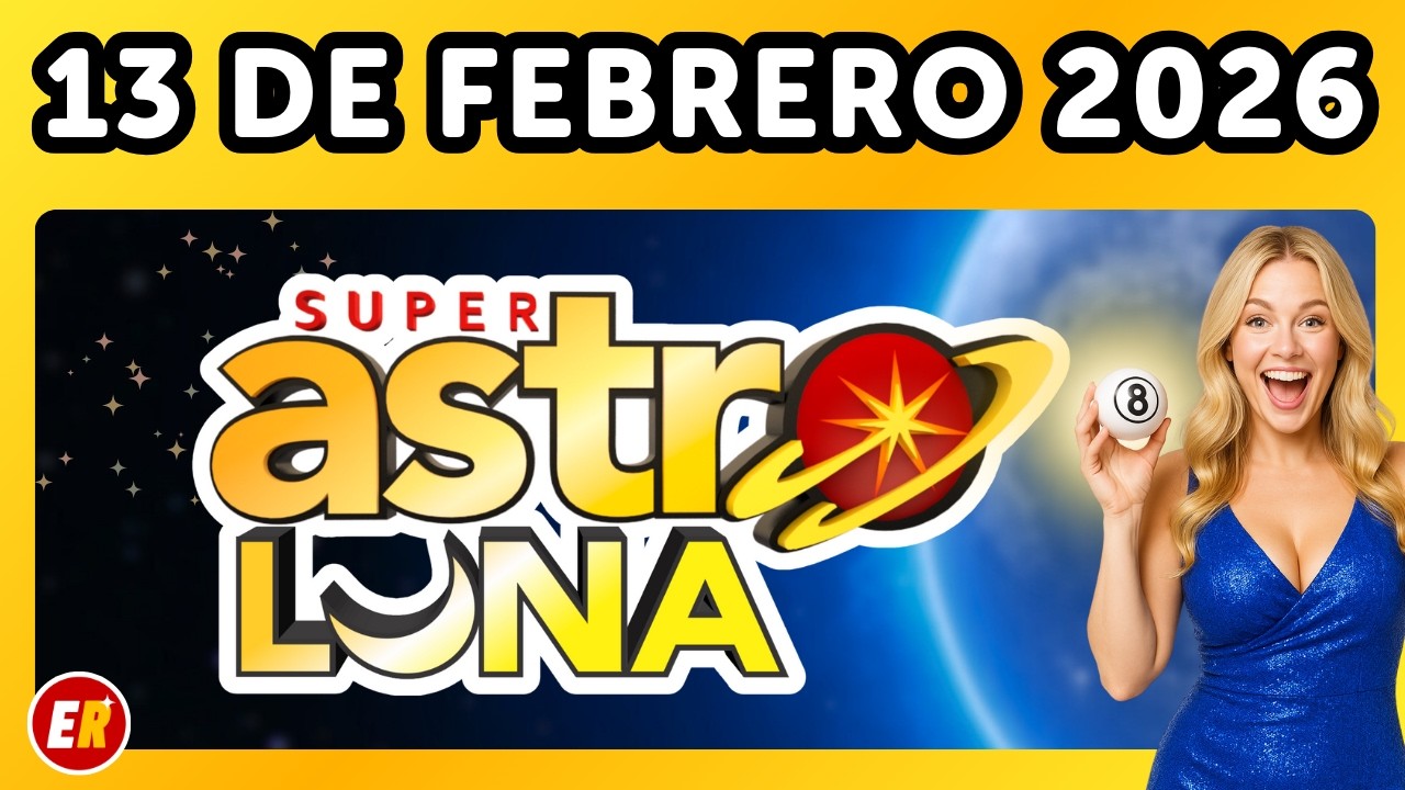 Resultado de ASTRO LUNA hoy viernes 13 de Febrero del 2026 ✅ (Ultimo Sorteo)