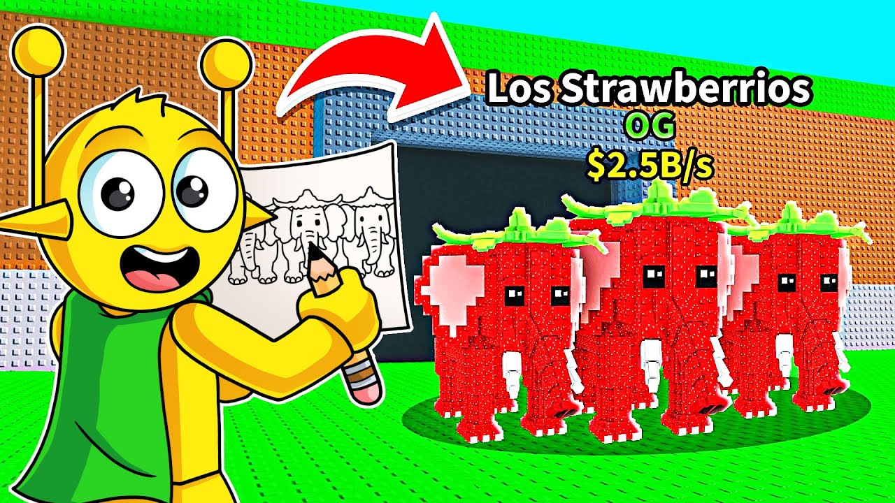 Todo lo que DIBUJO Aparece en Steal A Brainrot! ✏️