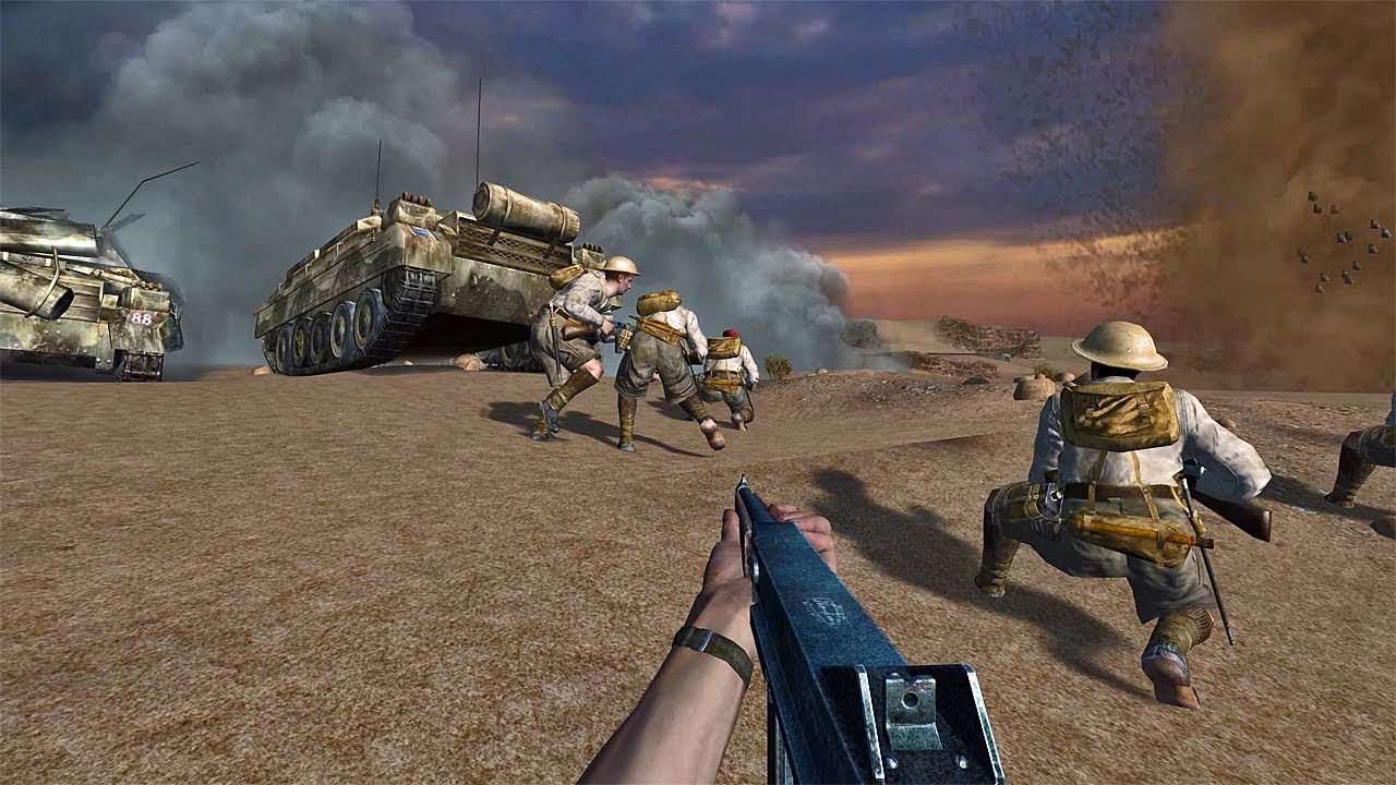 Operation Surcharge | Northern Egypt, Africa | Call Of Duty 2 (2005) | No HUD | RTX 4090 | 4K Ultra