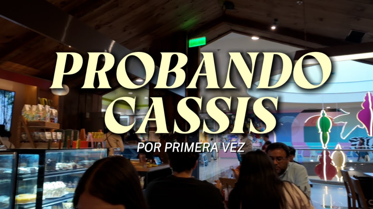 Probé CASSIS por primera vez 🍰 ☕️ ¡y me encontré con el ALCALDE VODANOVIC! 😱