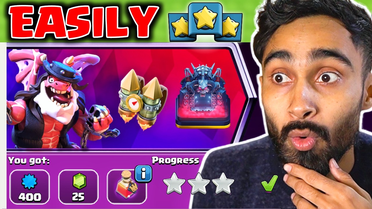 Easily 3 Star Showstopper Challenge in Clash of Clans.