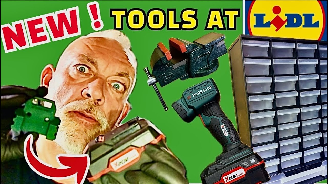 LIDL Tool Reviews 😃 Bench Vice, Cordless Worklight, Workshop Storage & More ! 