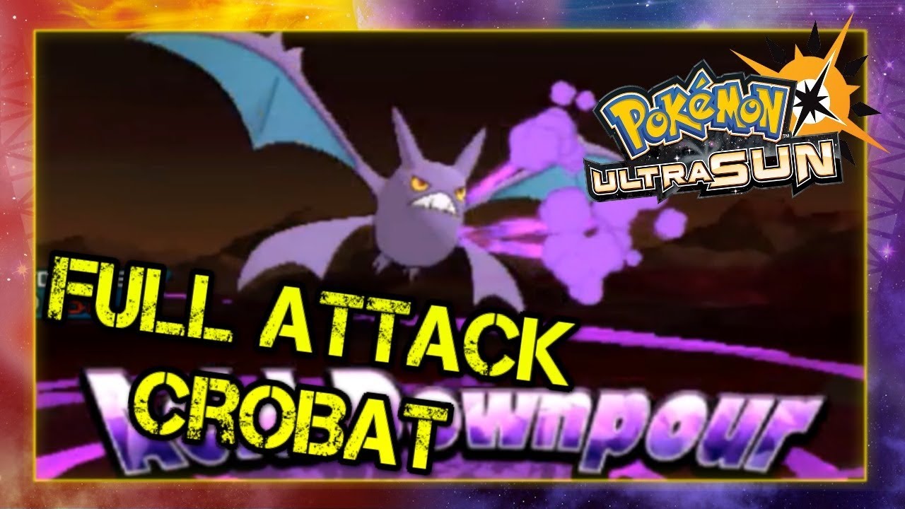 Pokemon Ultra Sun and Moon VGC 2018 In it to Wingett #123 Full Attack Crobat