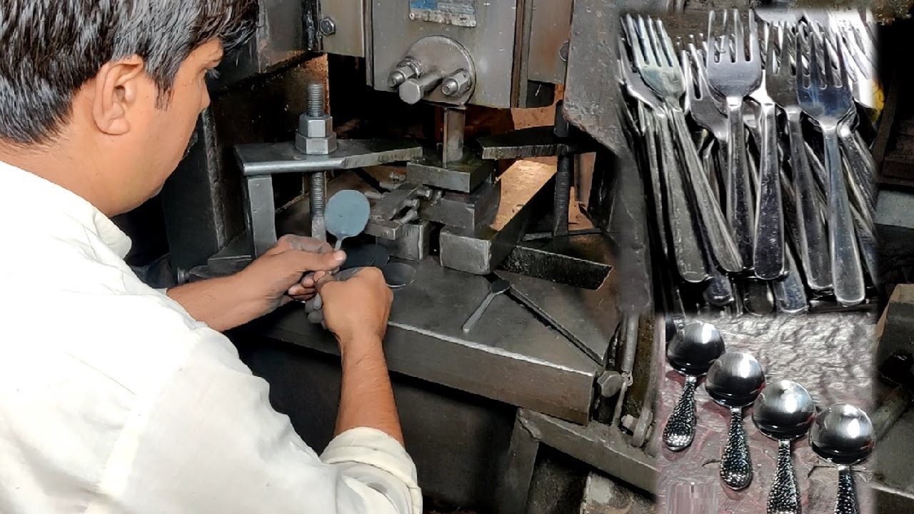 Making of Antique Fork & Spoon by Artistic Technique | Remarkable Cutlery Factory