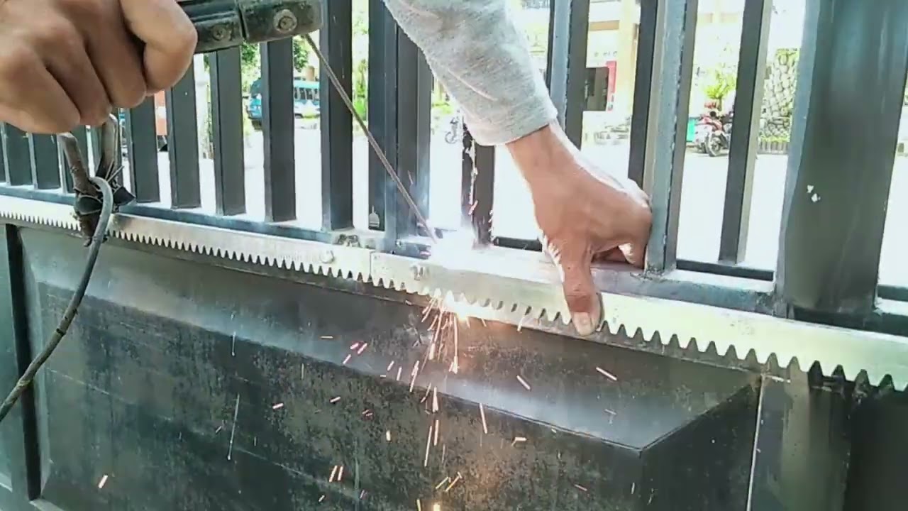 PEMASANGAN MESIN PAGAR OTOMATIS PART 1