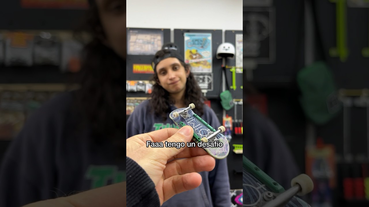 Si hace el TRUCO se gana unas RUEDAS para FINGERBOARD #skate #fingerboard #challenge #techdeck