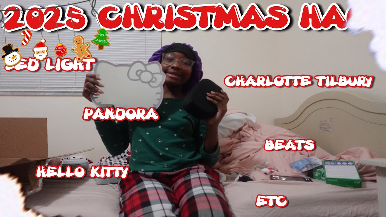 MY 2025 CHRISTMAS HAUL . pandora, beats, charlotte tilbury, etc .