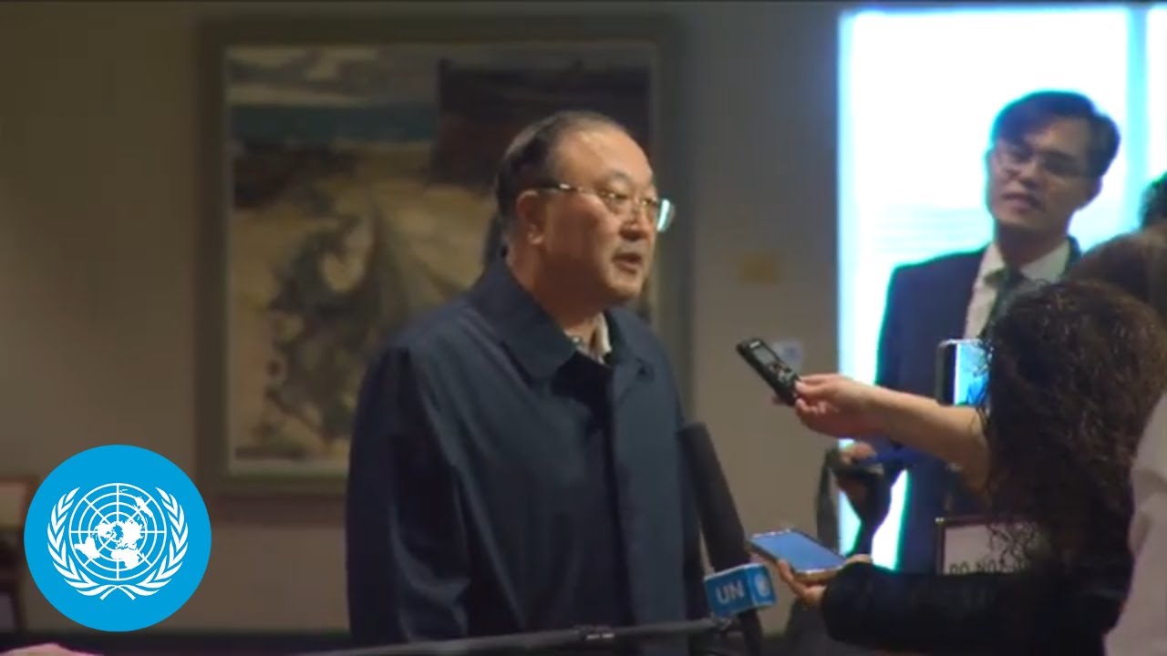 China on Gaza/Israel - Security Council Stakeout | United Nations