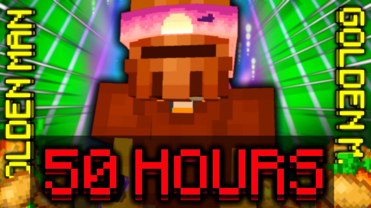 I Farmed 50 HOURS for This - Hypixel Skyblock Goldenman #31
