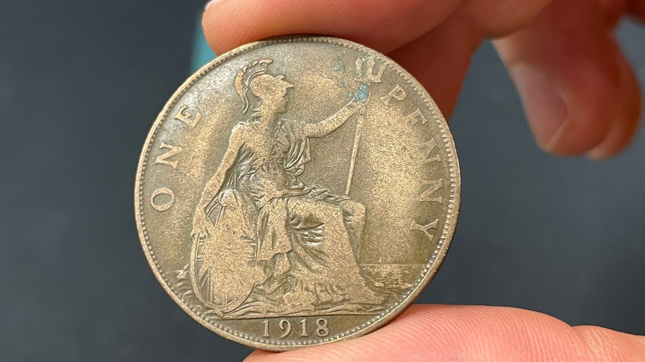 1918 United Kingdom 1 Penny Coin &bull;&nbsp;Values, Information, Mintage, History, and More