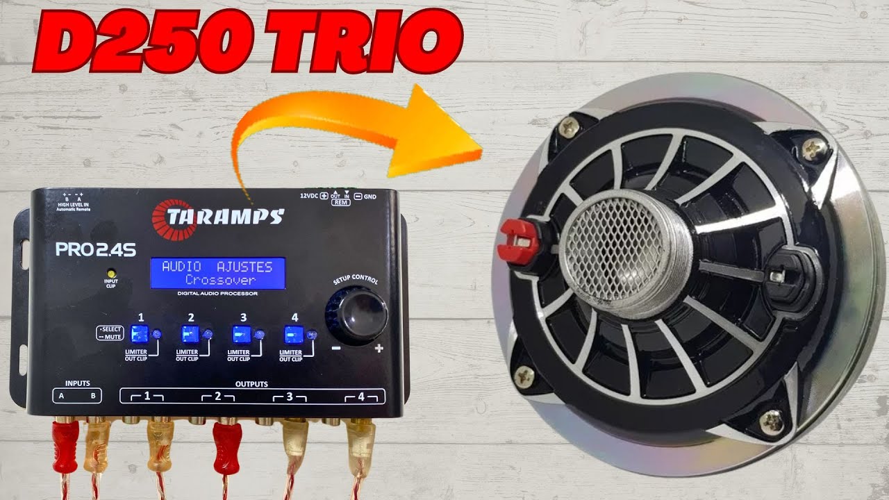 como regular Selenium JBL D250 Trio E D405 Cortes de Frequência- caixa trio TARAMPS Passo a Passo