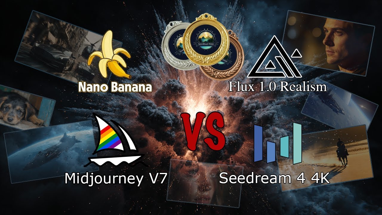 The Ultimate AI Image Battle – Nano Banana vs Flux vs Midjourney vs Seedream