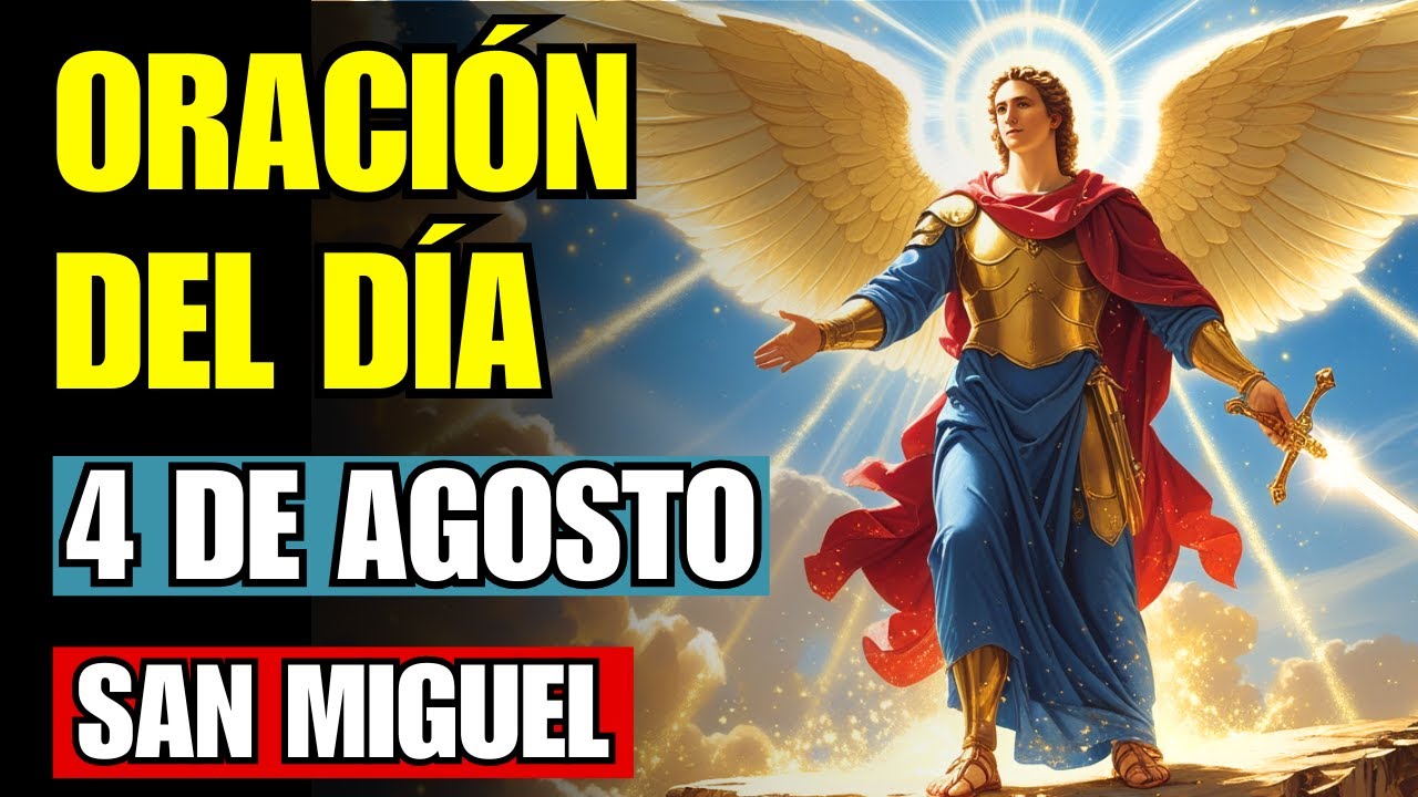 ¡San Miguel despliega sus alas de fuego y ninguna flecha del enemigo te alcanzará! Reza con Fe
