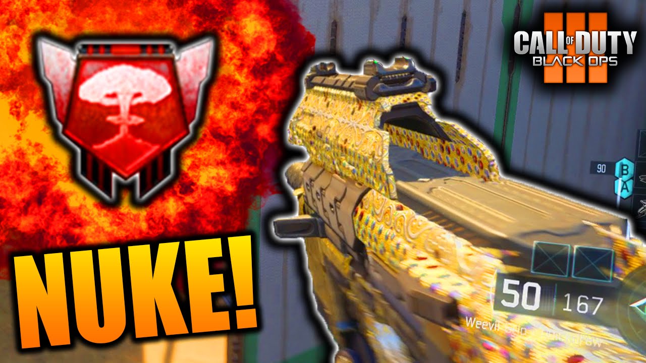 Call of Duty Black Ops 3: NUCLEAR GAMEPLAY w/ DIAMOND WEEVIL! BO3 DIAMOND SMG NUCLEAR MEDAL!