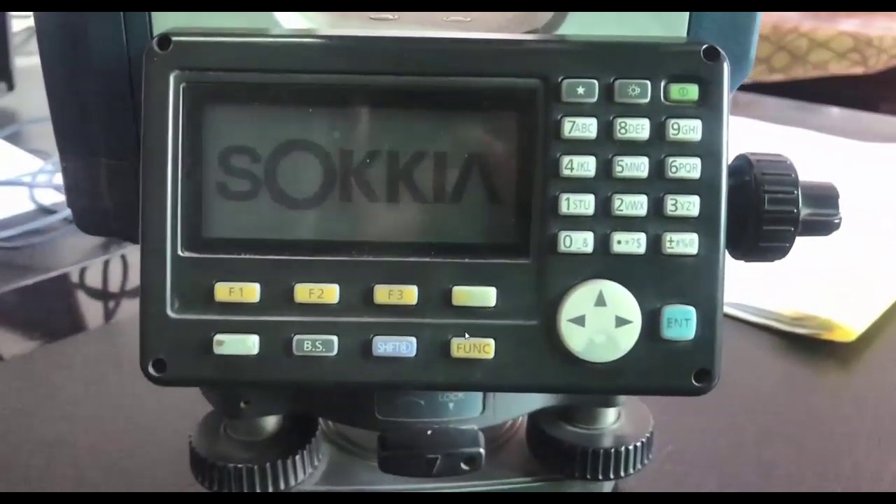 Sokkia Total Station  Data Transfer- Save JOB SDR File to USB and Excel With Plot Auto Cad.