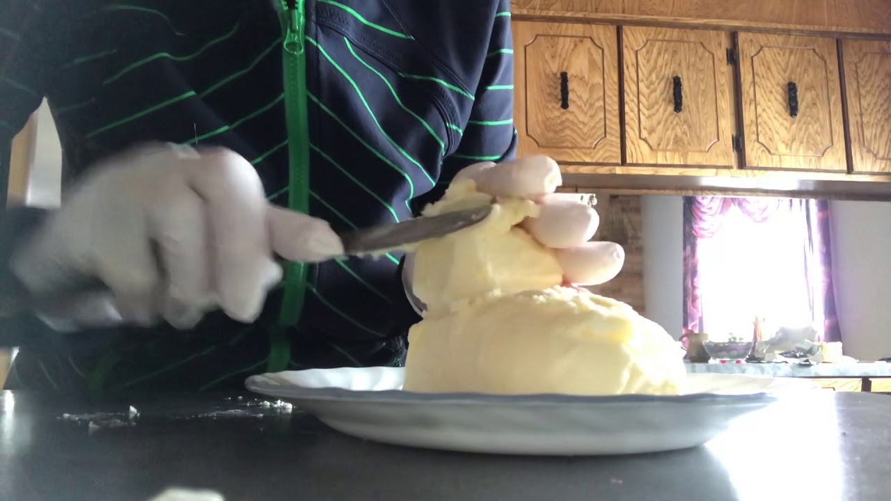 How to make a butter lamb