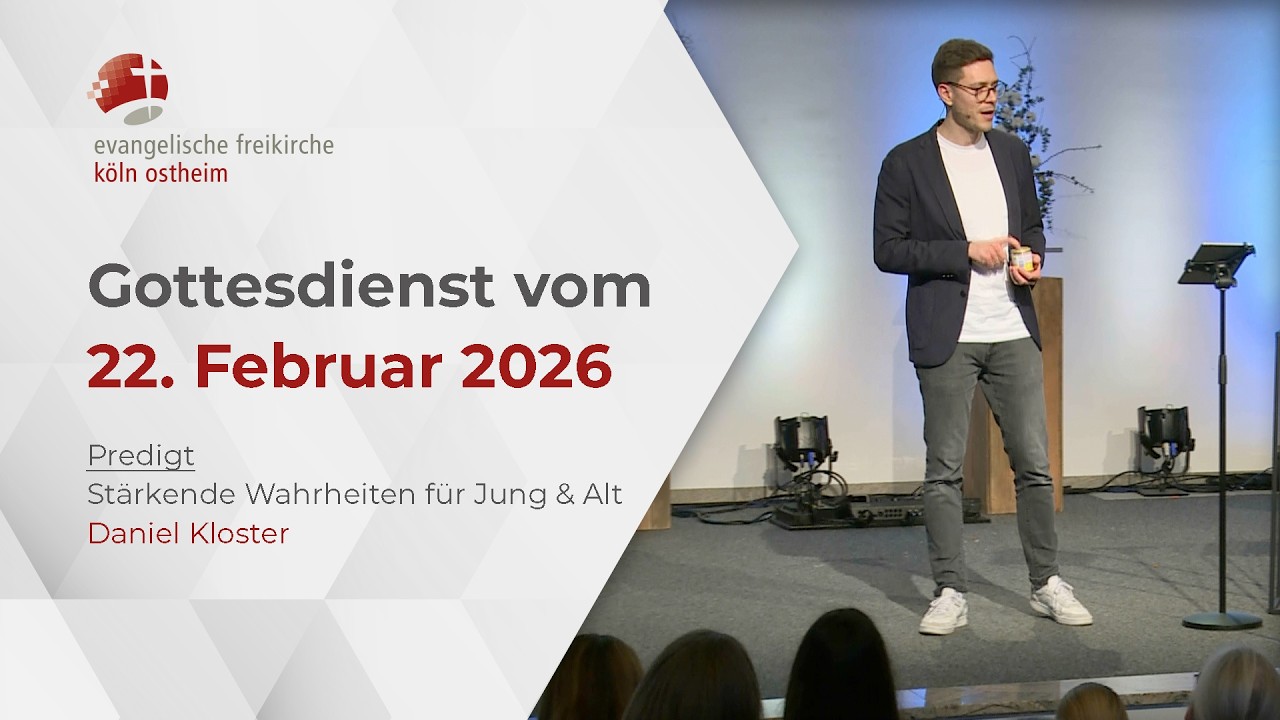 Gottesdienst der evangelischen Freikirche Köln