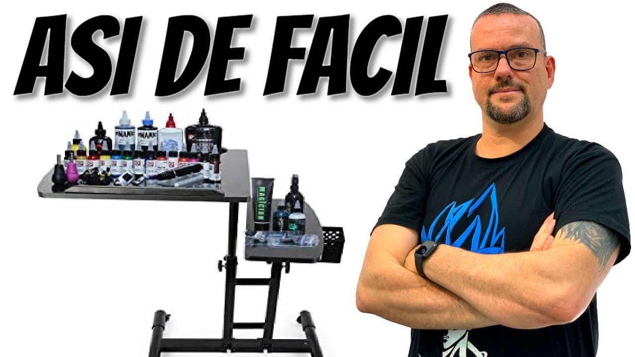 🙂COMO Montar una Mesa de TATUAR  en 10 SENCILLOS PASOS 🙂