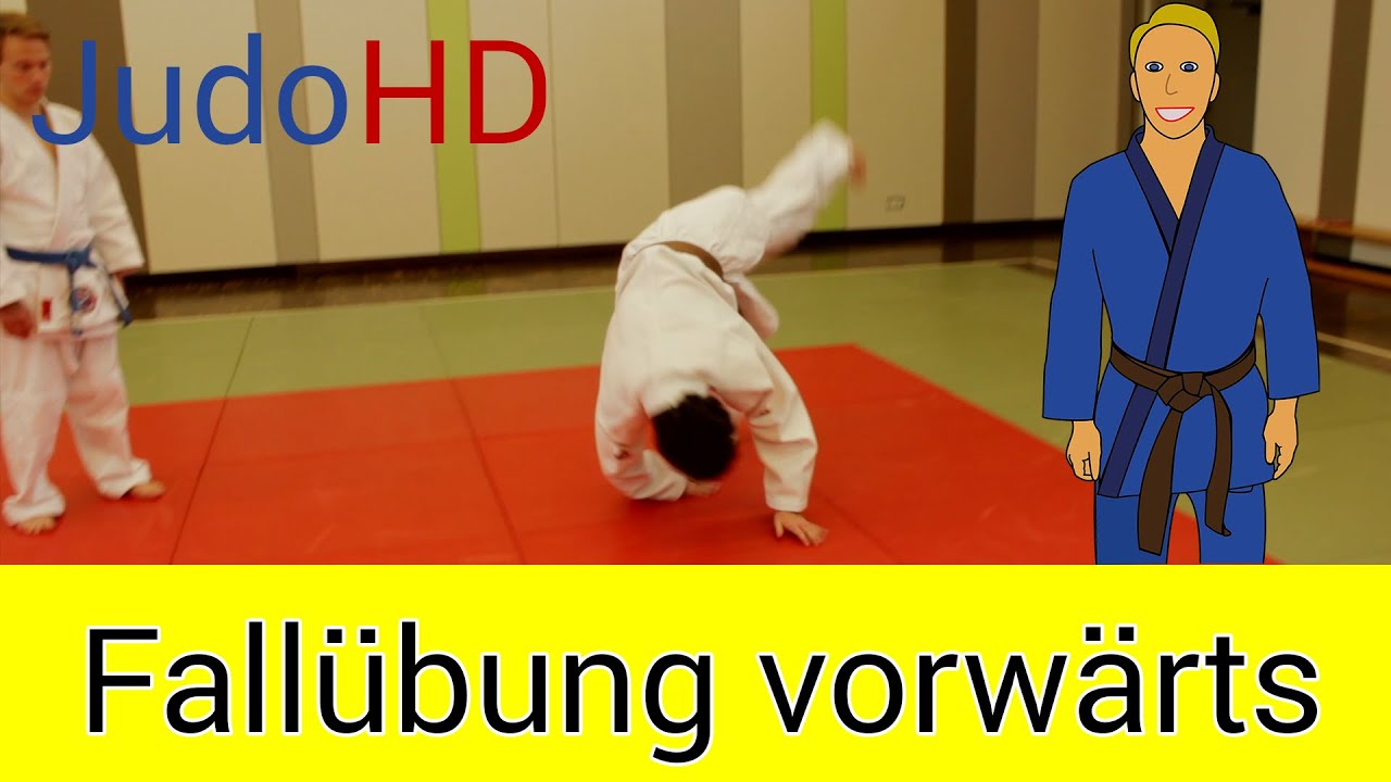 Gelb: Fallübung vorwärts [Judo]