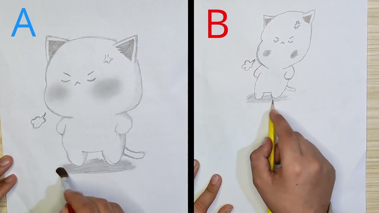 Who did it better: A or B? | Cute Angry Panda 🐼
