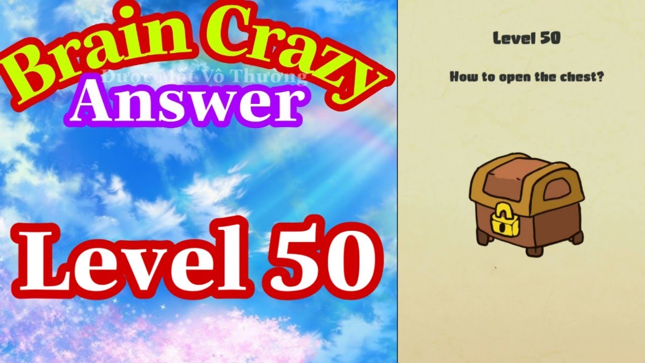 《Brain Crazy Level 50》IQ Challenge Puzzle - Answer Solution // Đ&aacute;p &Aacute;n Game Brain Crazy Level 50