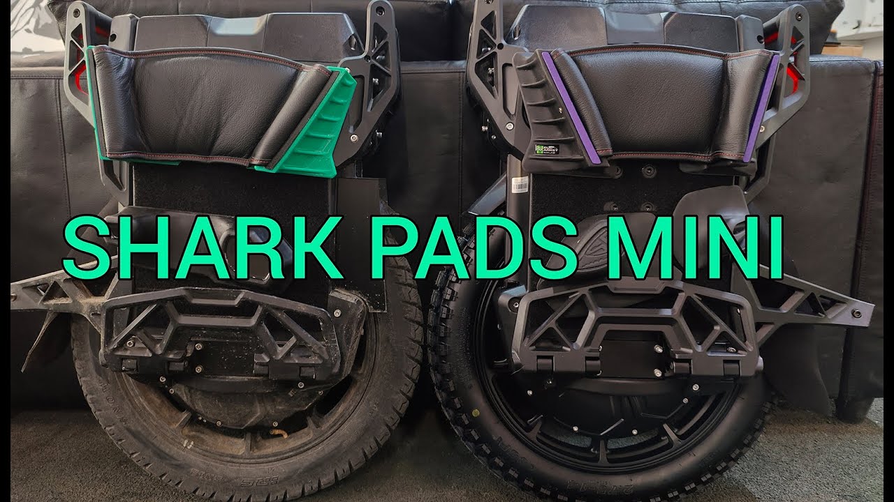 Новинка! Регулируемые упоры для моноколеса с амортизацией SHARK PADS MINI