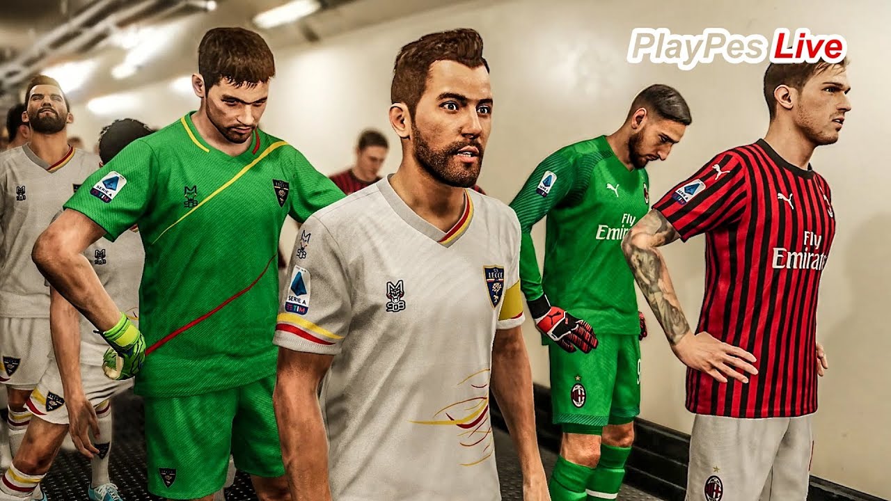 PES 2020 - MILAN vs LECCE - Full Match & Goals - Gameplay PC