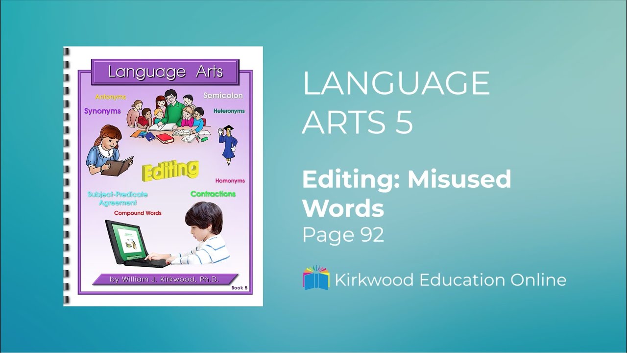 Language Arts 5 - Editing and correcting essays