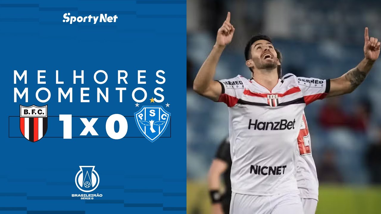O BOTAFOGO ACREDITOU ATÉ O FIM! Botafogo-SP 1x0 Paysandu - Melhores Momentos - Série B