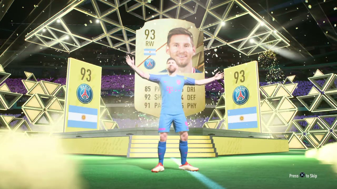 Messi in 82+ Passing Pack!