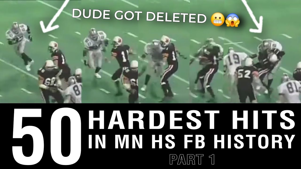 50 OF THE HARDEST HITS IN MN HIGH SCHOOL FOOTBALL HISTORY‼️- PART 1 (Clips from 1987-2024)