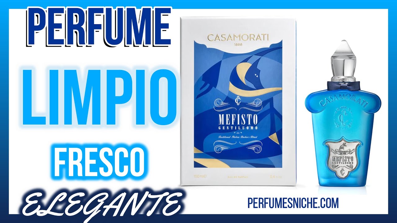 🧼PERFUME FRESCO, LIMPIO Y ELEGANTE - MEFISTO GENTILUOMO UNA JOYA DE CASAMORATI 💎